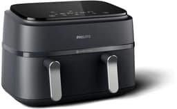 Philips 3000 Series Dual Airfryer - NA351/00 - Dubbele Mand - 9L - Tot 6 Personen - Zwart/Zilver — thumbnail 17