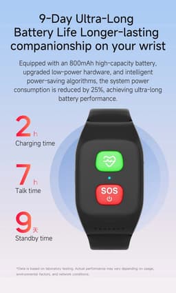 Xcruiser GPS Smartwatch – 4G – SOS-knop – Locatiebepaling – Bellen en berichten — thumbnail 11