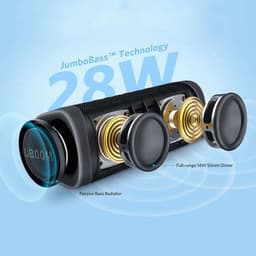 EarFun UBOOM® L - Draadloze bluetooth 5.0 speaker - Voice Assistant - IPX7 Waterproof - Ingebouwde microfoon - Zwart — thumbnail 3