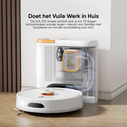 Teendow D20S Max+ Robotstofzuiger & Vachtverzorging Huisdieren – Complete Groomingkit - 3L Zelfledigend Dock, 6000Pa, Dweilfunctie, PreciSense LiDAR, App & Spraakbediening — thumbnail 10