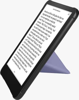 kwmobile e-reader hoesje geschikt voor Amazon Kindle Paperwhite (2024)/Colorsoft hoes - Ereader flip case met standaard - E reader cover van kunstleer - In lavendel — thumbnail 4