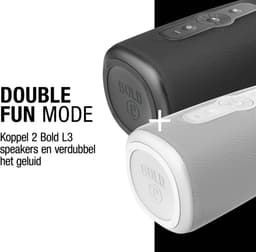 Fresh 'n Rebel Bold L3 - Waterdichte Bluetooth Speaker - Draadloos - 25 uur Speeltijd - Ice Grey — thumbnail 15