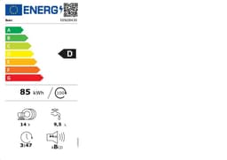Beko DIN28430 inbouw vaatwasser (60 cm) — thumbnail 3