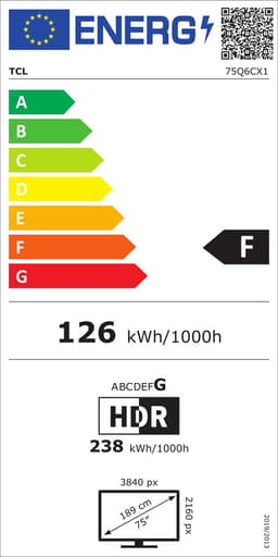 TCL 75Q6C - 75 inch - 4K QD-MiniLED - 2025 - Smart TV — thumbnail 2