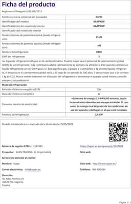 Draagbare Airconditioning 9000 BTU – Enkele Koeling met LED-Display en Afstandsbediening — thumbnail 2