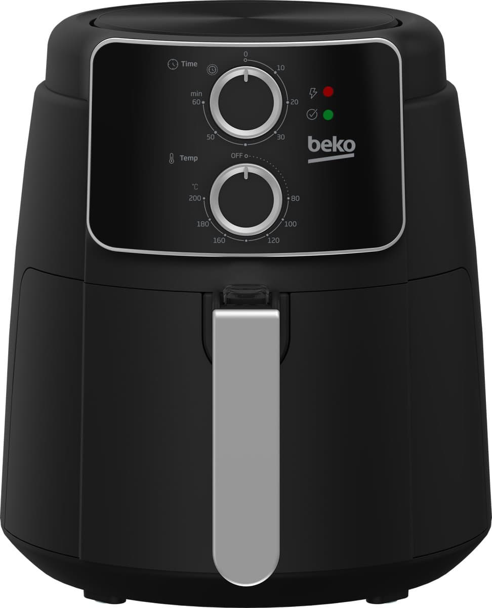 Beko FRL2242B Enkel 3,9 l Vrijstaand 1500 W Heteluchtfriteuse Zwart — afbeelding 1