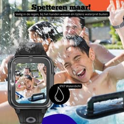 Maxikids Smartwatch Kinderen - GPS Horloge Kind Met Simkaart - GPS Tracker Kind - Kinder Smartwatch - Smartwatch Android - 4G - Stappenteller - Videobellen - HD Camera - SOS-Knop - Whatsapp en SMS - Elke Polsmaat - Gratis weekplanner - Gratis eBook — thumbnail 6