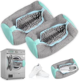 Wasnet voor Schoenen in de Wasmachine - Grijs, Set van 2 Stuks — thumbnail 1