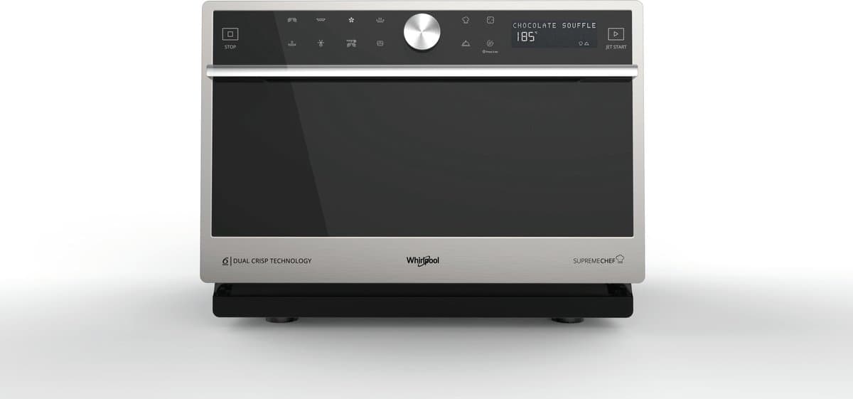 Whirlpool Supreme Chef MWSC 9133 SX - Combimagnetron - 33 liter - 1000 watt - Zilver — afbeelding 1