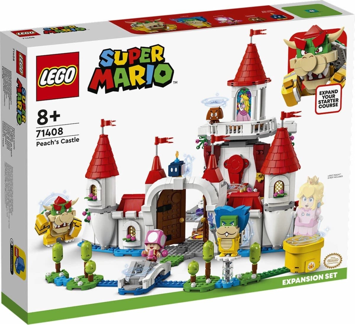 LEGO Super Mario Uitbreidingsset: Peach’ kasteel - 71408 — afbeelding 1