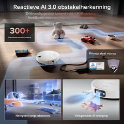Roborock Saros 20 Sonic–Robotstofzuiger Met Dweilfunctie-VibraRise 5.0 dweilsysteem 4000 Trillingen/min-Digitale motor 36000 Pa&dubbel antiklitsysteem-AdaptiLift Chassis 3.0-Reactieve AI 3.0 obstakelherkenning-Pakt moeiteloos dikke tapijten aan,Wit — thumbnail 5