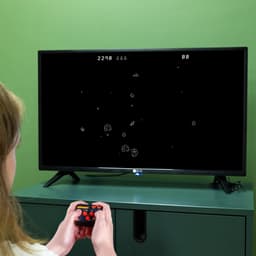 Asteroids - TV plug & play - wireless controller - retro gaming — thumbnail 3
