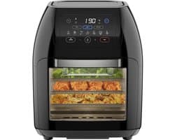 Florixa® Heteluchtoven - Oven - Airfryer Oven - Zwart - 31cm x 31cm x 38cm