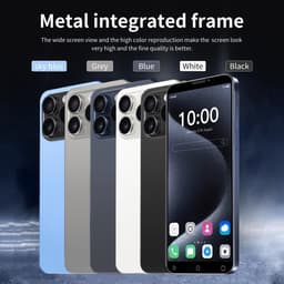Mobiele Telefoon - Android Smartphone - Dagelijks Gebruik - Dubbele Camera - 5 Inch Display - Marineblauw — thumbnail 3