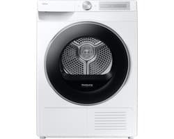 Samsung DV90DG6845LH, Vrijstaand, Voorlader, Warmtepomp, Wit, Draaiknop, Touch, Rechts