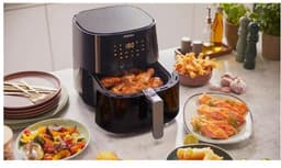Philips Airfryer Essential 5000 Series - HD9280/60 - 6,2 liter(XL) - Heteluchtfriteuse - Digitaal display - Quickclean — thumbnail 4