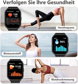Manike G127 Smartwatch – 1,32 HD Display - Hartslag & Bloeddrukmeting - Bluetooth Bellen - SpO₂ - Slaapmonitoring - Multisport - IP68 Waterdicht - 100+ Sportmodi - Android & iOS Compatibel - Meldingen - Stappenteller - Sporthorloge - Activity Tracker — thumbnail 14