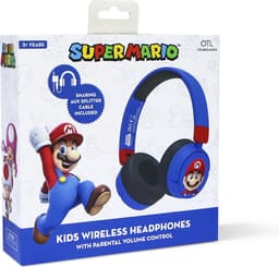 Super Mario - draadloze kinderkoptelefoon - volumebegrenzing - lange batterijduur - microfoon - opvouwbaar - bluetooth — thumbnail 10