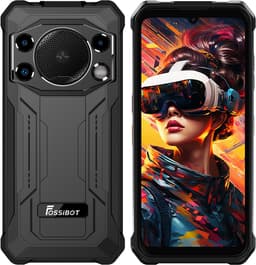 FOSSiBOT F110L Robuuste Smartphone - Dual SIM - 4GB RAM - 128GB ROM - 10000mAh - 6,745 inch HD+ IPS Scherm - IP68 Waterdicht Telefoon -Android 15- GPS,NFC,OTG - ijzergrijs — thumbnail 1