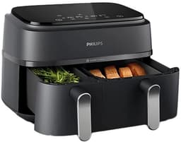 Philips Rapid Air Serie 3000 NA352/00 - Airfryer - Dubbele Mand - 9 Liter — thumbnail 8