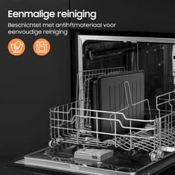AIMASON AFTO-2301DT Airfryer 23L Dual Zone - XXL Airfryer met Franse Deuren - Heteluchtfriteuse Oven met Dubbele Kamer - 15 Programma's - 2200 W - 12 Accessoires - Verwijderbare Tussenwand voor Kookruimte - 50-200°C — thumbnail 6