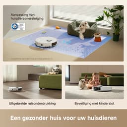 Dreame L10s Ultra Gen 3 Set – Robotstofzuiger met Dweil - 25.000 Pa Zuigkracht - Automatische Leeg- & Zelfreinigende Dweilfunctie - Custom Clean™ Technologie - Slimme zijborstels — thumbnail 10