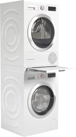 DYNA® Tussenstuk Wasmachine Droger - Stapelkit - Tussenstuk Wasmachine en Droger - Tussenstuk Wasmachine Droger Zwart - Tussenstuk Wasmachine Droger Aeg - Wit - 54cm x 60cm x 8cm — thumbnail 4
