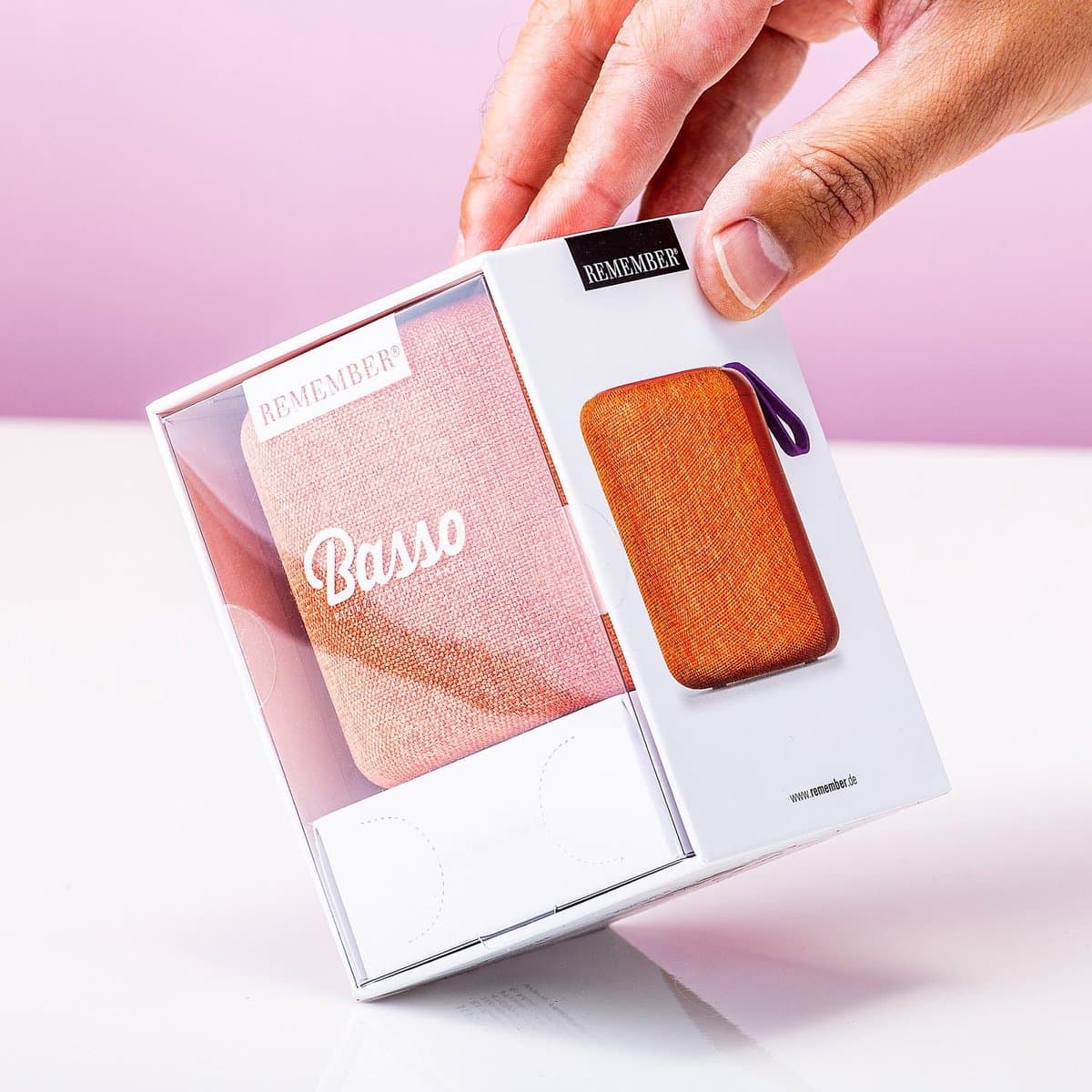 Remember Bluetooth Speaker Basso - Rosso — afbeelding 1