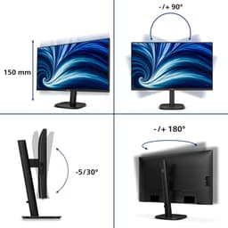 Philips 27B2N3500J/00 computer monitor 68,6 cm (27") 2560 x 1440 Pixels 2K LCD Zwart — thumbnail 2