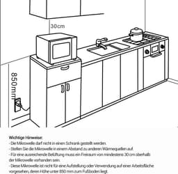 RFWR® Combinatie grill en magnetron met smeltfunctie en AutoClean - 900 W / 25 l ovenruimte — thumbnail 2
