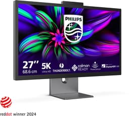 Philips Brilliance 27E3U7903 - 5K Creative Designer Monitor - Geschikt voor Apple Macbook en Mac Mini - Thunderbolt 4 - Calman Ready - RJ45 - Powersensor - 27 inch — thumbnail 6
