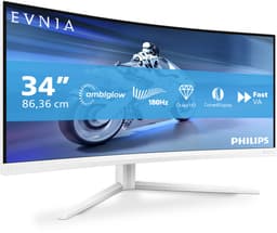 Philips Evnia 34M2C5501A - QHD Curved Ultrawide Gaming Monitor - Ambiglow - 180Hz - 34 inch — thumbnail 6