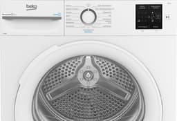 Beko BM3T3829W, Vrijstaand, Voorbelading, Warmtepomp, Wit, Knoppen, Draaiknop, Transparant, Wit — thumbnail 6