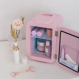 ApexArte® Minibar - Mini Koelkast - Skincare Fridge - Roze — thumbnail 9