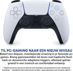 Sony PS5 DualSense Draadloze Controller - Wit — thumbnail 19