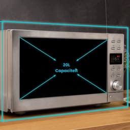 SNJY® Magnetron Vrijstaand - Microgolf - Microwave - 40D x 50B x 32H cm - 20 Liter — thumbnail 5