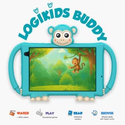 Buddy Kindertablet - 8 Inch Android 15 - Educatieve Tablet - 4GB RAM - 64GB + 256GB - Silicone Hoes - Ouderlijk Toezicht - Kidjo 6 Maanden Gratis — thumbnail 5