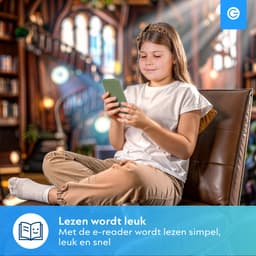 Silvergear eReader voor Kinderen 4.7 Inch - 4 GB - E-ink Scherm - EPUB en Meer - Educatief Vakantie Speelgoed - Reisspelletjes Kinderen Onderweg - E book Reader - Cadeau voor Jongens en Meisjes voor op Reis - 7, 8, 9, 10, 11, 12, 13, 14 Jaar - Groen — thumbnail 7