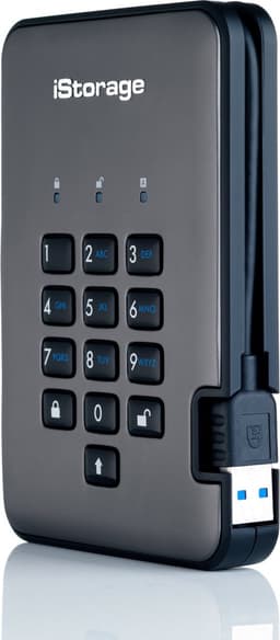 iStorage diskAshur PRO2 5000GB Zwart, Grafiet externe harde schijf — thumbnail 9