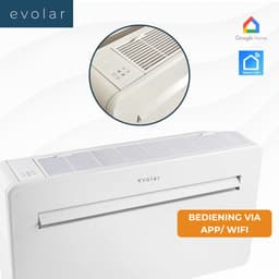 Evolar Monoblock Airco - Zonder buitenunit - met Luchtonvochtiger - 4-in-1 - 12000 BTU - WiFi - Zelf Installeren - EVO-M1200CH — thumbnail 9