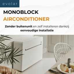 Evolar Monoblock Airco - Zonder buitenunit - met Luchtonvochtiger - 4-in-1 - 10000 BTU - WiFi - Zelf Installeren - EVO-M1000CH — thumbnail 3