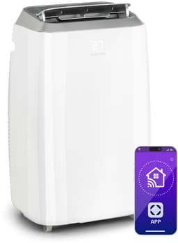 Klarstein Mobiele airconditioner met luchtafvoerslang, 4-in-1 airconditioner met ventilator, luchtontvochtiger & nachtmodus, Kleine & draagbare airconditioner voor thuis & op kantoor, Laag verbruik, 12000 BTU,5 kW voor 56 m² - Afstandsbediening — thumbnail 12