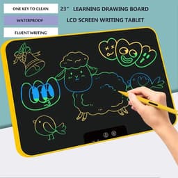 Eszenzics™ Tekentablet XXL - Extra groot 58cm - Kristalhelder - Digitaal Schrijftablet - Tablet kinderen - LCD scherm kleur - Oplaadbaar - Drukgevoelig tekenen — thumbnail 9