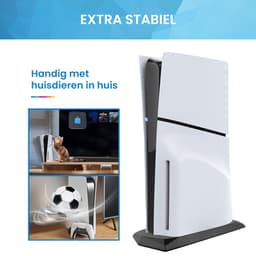 YONO Standaard Vertical geschikt voor Playstation PS5 SLIM - Stand - Houder - Accessoires - Zwart — thumbnail 4