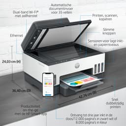 HP Smart Tank 7305 - All-in-One Printer - Inclusief tot 3 jaar inkt - Grijs — thumbnail 11