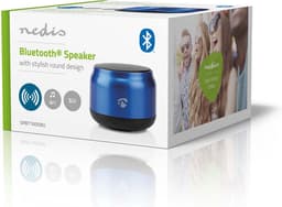 Bluetooth-Speaker - Maximale batterijduur: 4 uur - Handheld Ontwerp - 5 W - Mono - Ingebouwde microfoon - Koppelbaar - Blauw — thumbnail 3