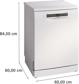 Bosch SMS4HTW00E - Serie 4 - Vaatwasser - Vrijstaande vaatwasser - 60 cm - Stil - Wit - Home connect — thumbnail 9