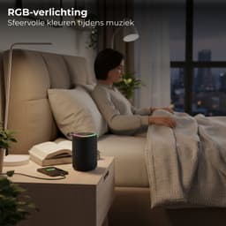 Lomera Bluetooth Speaker - Draadloze Speaker - Draagbare Bluetooth Speaker - Bluetooth Luidspreker - Draagbare Speaker - Mini Bluetooth Speaker - Bluetooth Speaker RGB - Bluetooth Speaker met RGB Verlichting — thumbnail 2