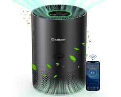 House of Balance Smart Air Purifier- Luchtreiniger - Luchtzuiveraar - Anti Geur - Anti Allergie - Wifi App - Zwart