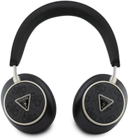 Guess Bluetooth Koptelefoon - ENC - PU Leather met opbergdoos - 4G Triangle Logo - Zwart — thumbnail 3